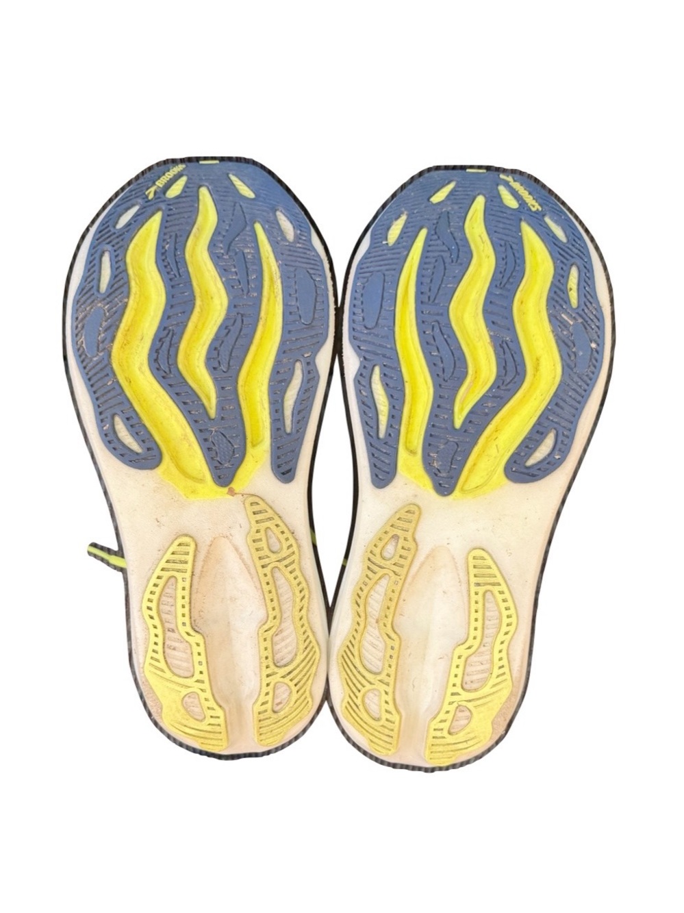 Brooks Glycerin Max Men’s 10.5 Lime Navy Peony White - Picture 6 of 10